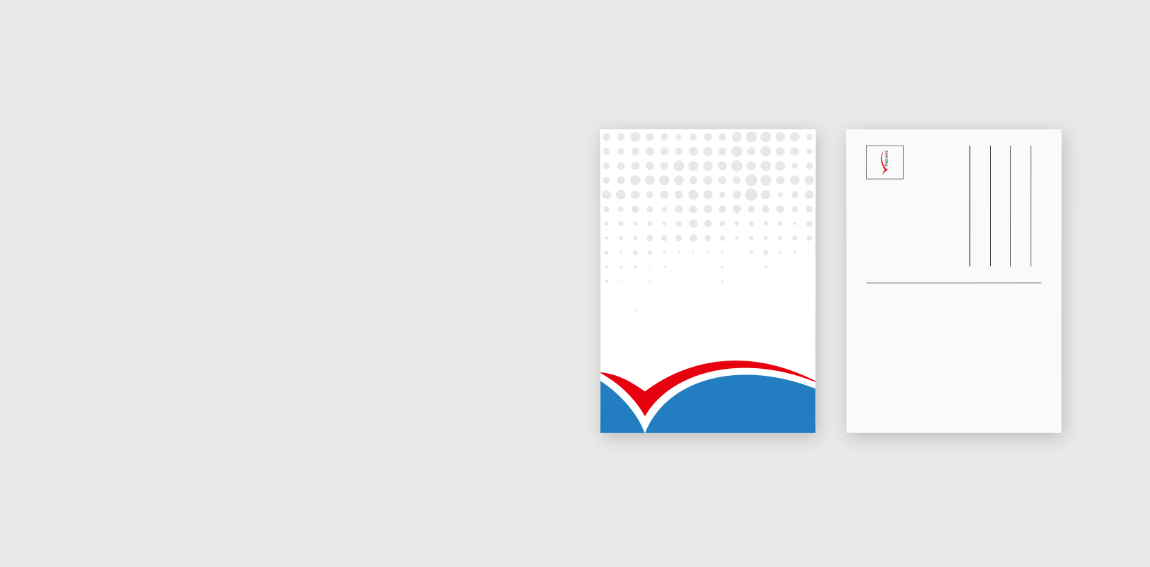 Postkarten Vorder- und Rückseite – professionelle Druckqualität für Mailings und private Grüße